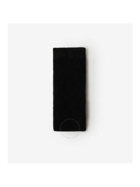 Burberry Black Ribbed Wool Blend Tights