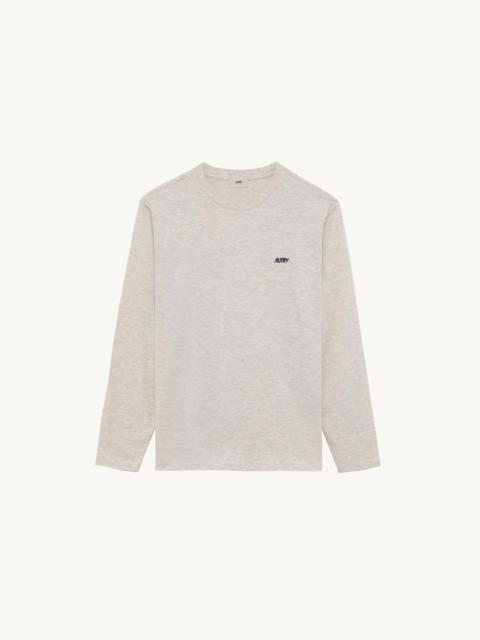AUTRY UNISEX LONG-SLEEVE EMBROIDERED AUTRY LOGO TEE