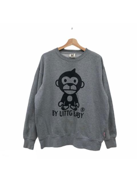 Other Designers Japanese Brand - UITTG BABY SWEATSHIRT BIG LOGO INSPIRED BY BATHING APE