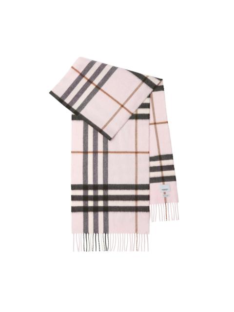 Burberry burberry Check Cashmere Scarf in Pale Candy Pink at Nordstrom