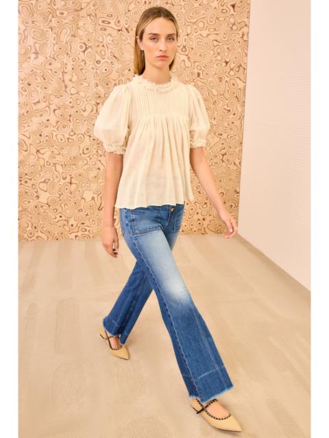 ULLA JOHNSON Karlyn Puff Sleeve Top