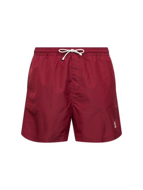 Brunello Cucinelli Brunello Cucinelli Men Cherry Nylon Swim Shorts