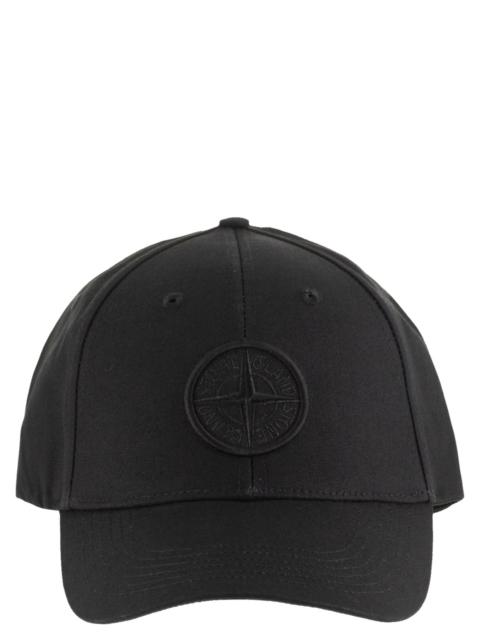 Stone Island Stone Island Men Cap With Embroidered Compass Logo