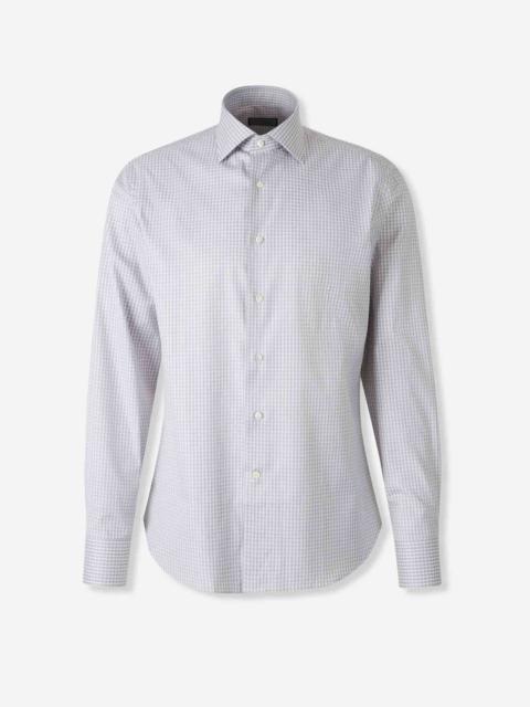 Canali CHECK MOTIF SHIRT