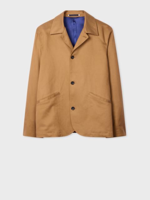 Paul Smith Tan Lyocell-Cotton Twill Work Jacket