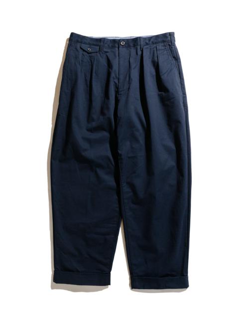 BEAMS PLUS 2Pleats Twill Dark Navy