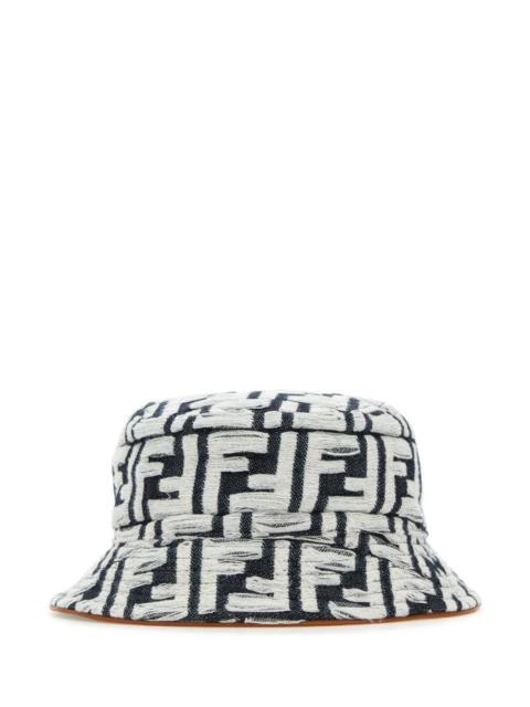 FENDI Blue FF denim bucket hat