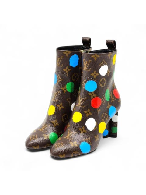 Other Designers Louis Vuitton × Yayoi Kusama - Monogram Dots Coated Ankle Boots EU 36 US 5.5 - NWB
