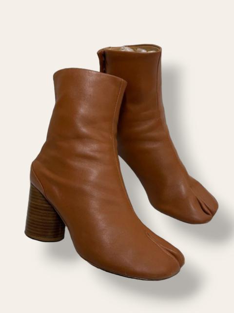 Maison Margiela Brown Tabi Ankle Boots