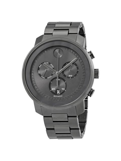 Movado - Open Box - Movado Bold Chronograph Gunmetal Dial Men's Watch 3600486