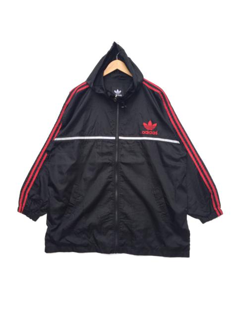 adidas Vintage 90s Adidas Trefoil Big Logo Windbreaker Jacket | XL