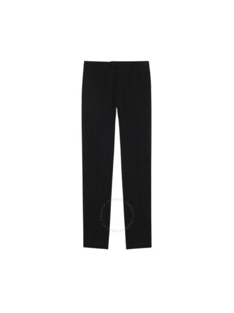 Ami Paris Men's Black Cigarette Tapered Trousers