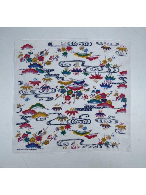 Other Designers Vintage - japan art bandana handkerchief neckerchief