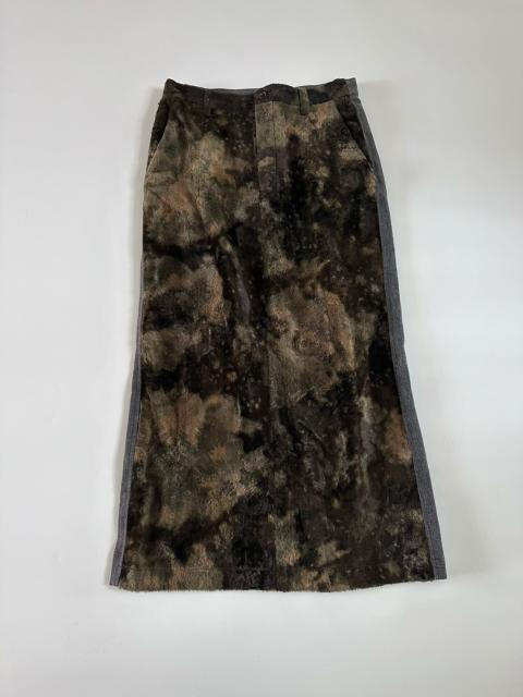 Comme Des Garçons Comme Des Garcons Rei Kawakubo 2000 Tricot line fur skirt