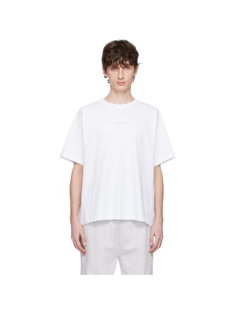 A.P.C. White ASICS Edition Wind T-shirt