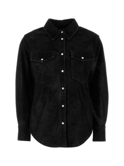 Isabel Marant Étoile Isabel Marant Etoile Women Black Synthetic Leather Karima Shirt