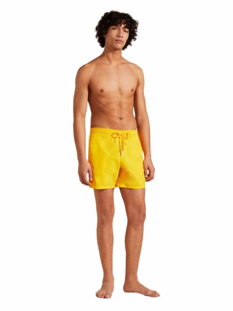 Vilebrequin Vilebrequin Men's Solid Recycled Polyamide Swim Shorts in Maïs at Nordstrom