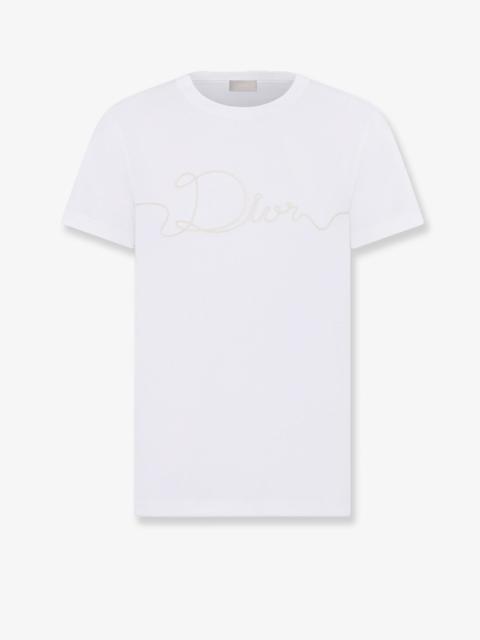 Dior Dior Men Dior Ribbon Cotton T-Shirt