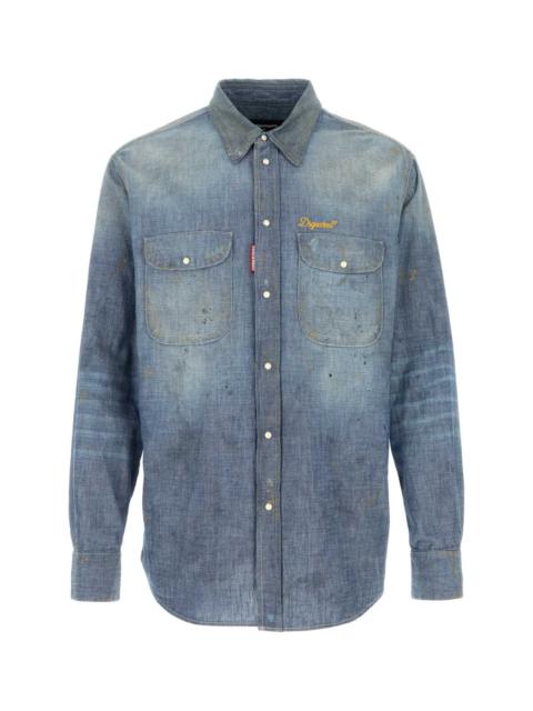 DSQUARED2 Dsquared Men Denim Shirt