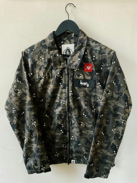 A BATHING APE® Bape A Bathing Ape X Stussy Coach Jacket Dark Camo