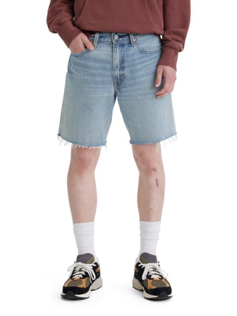 Levi's levi's 468 Loose Raw Hem Denim Shorts in Astro Jam Short at Nordstrom