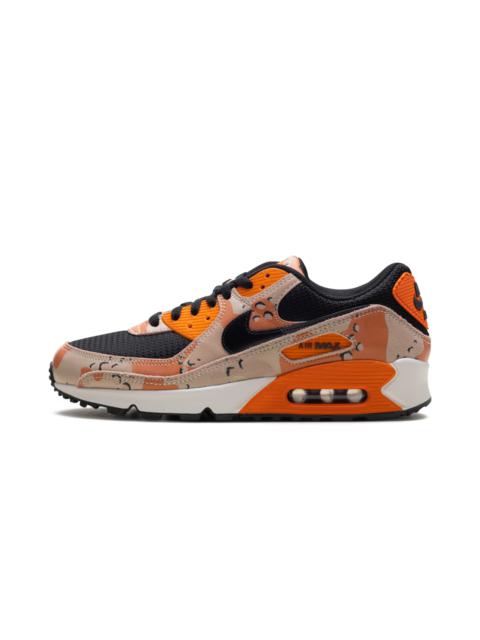 Nike Air Max 90 Premium "Bio Beige / Safety Orange / Phantom / Black"