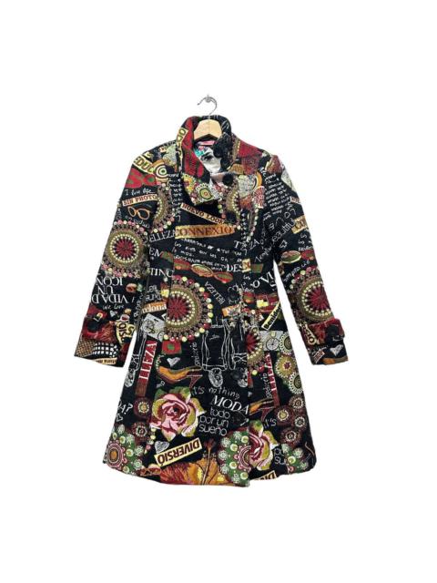 Other Designers Manteau coat multi embroidery vintage