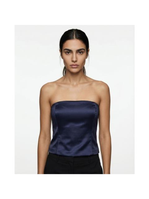 Brunello Cucinelli Brunello Cucinelli Wonavy Strapless Bustier Top