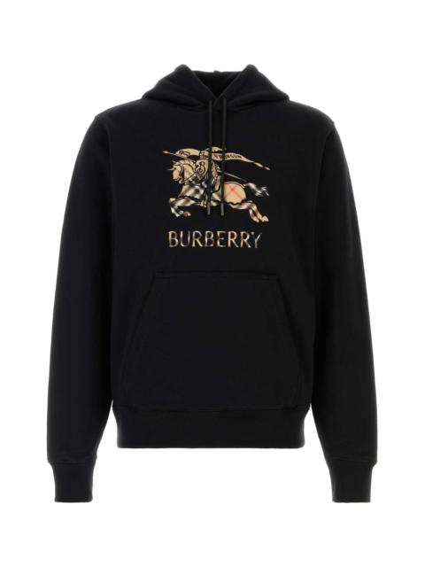 Burberry Black Cotton Sweatshirt