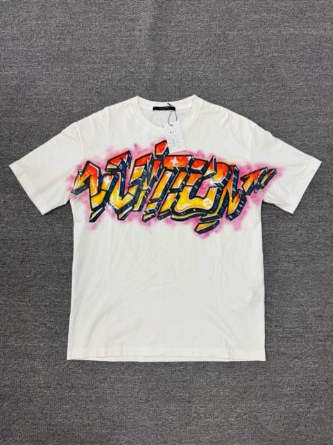 Louis Vuitton LOUIS VUITTON White Logo Short Sleeve T-Shirt