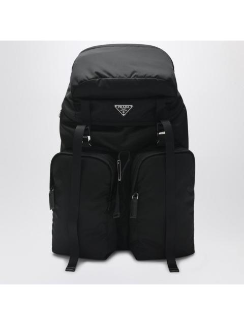 Prada Prada Backpack In Black Re-Nylon And Saffiano Men