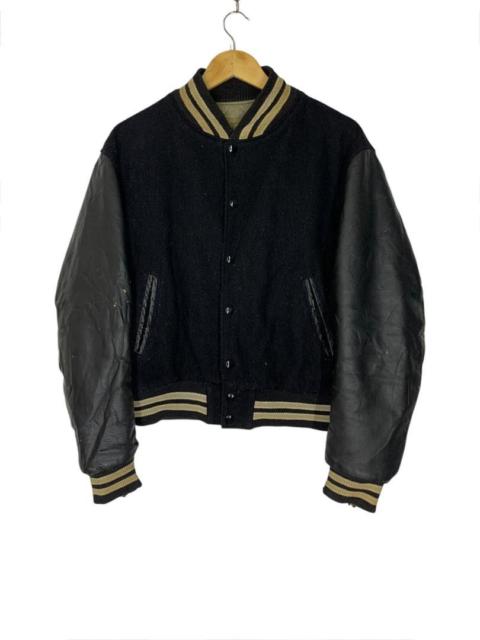 Other Designers Vintage GOLDEN BEAR Wool Leather Varsity Jacket
