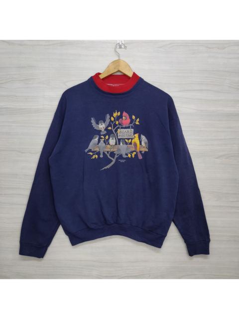 Other Designers Vintage - 90s Morning Sun Crewneck Animal Graphic Sweater