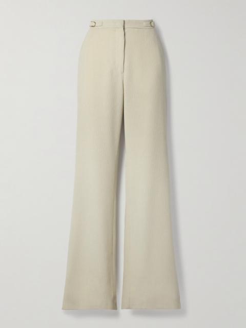 GABRIELA HEARST Vesta Cashmere-corduroy Wide-leg Pants