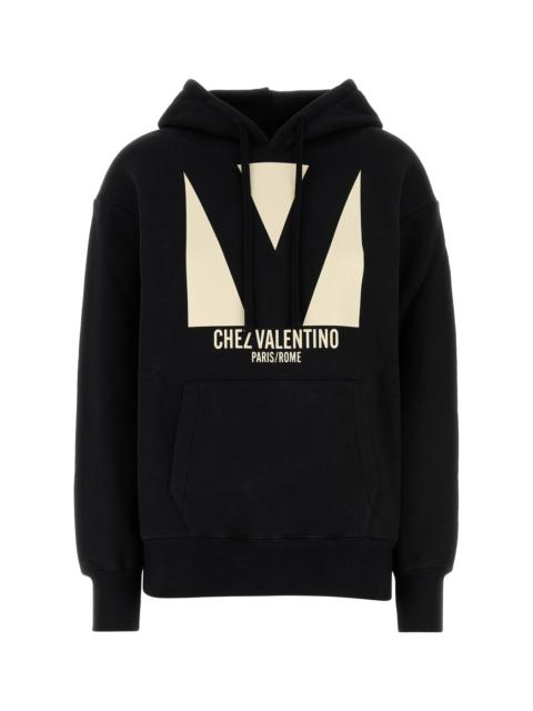 Valentino Black cotton sweatshirt