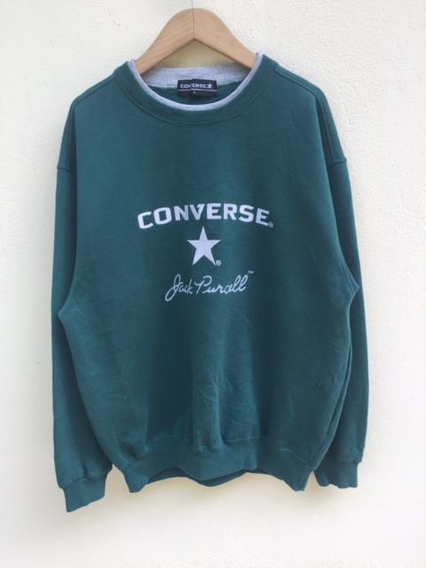 Other Designers Vintage - Steals🔥CONVERSE JACK PURCELL Spellout biglogo Sweatshirt