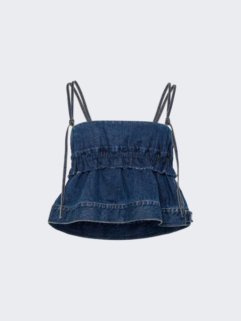 sacai Denim Pullover Top Blue