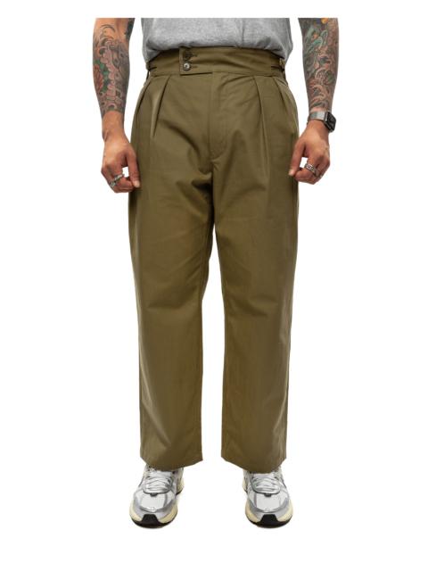 WTAPS Lez / Gluca / Trousers / Cotton. CNVS Olive Drab