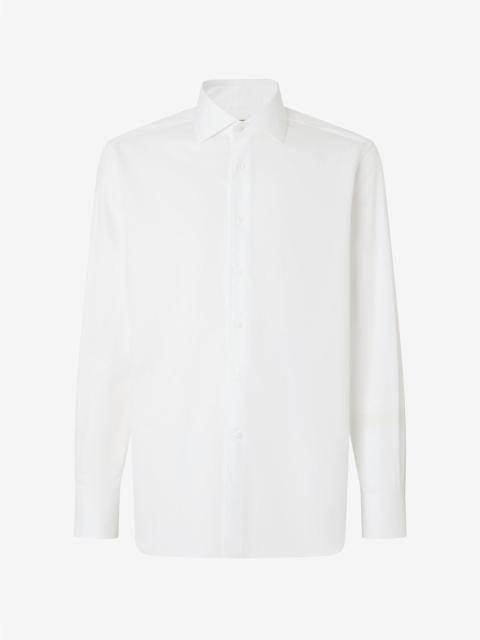 CORNELIANI White cotton twill shirt
