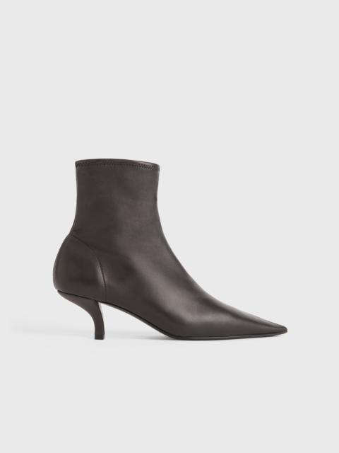TOTEME Nappa heeled sock boots bark