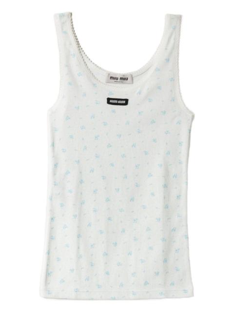 Miu Miu Miu Miu Women Cotton Tank Top