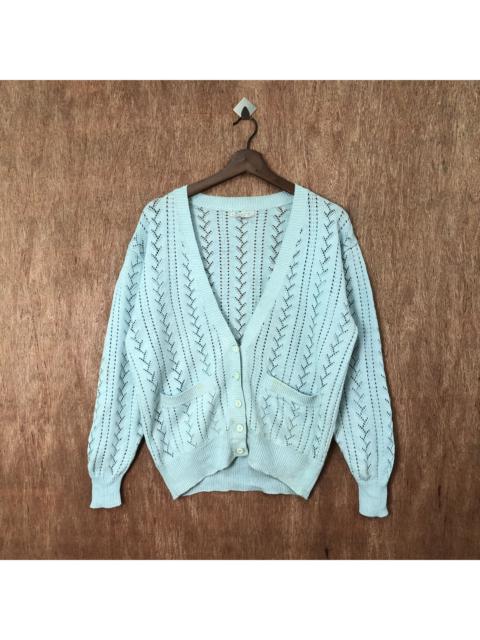 Other Designers La Reine Blue Cardigan Knitwear #351