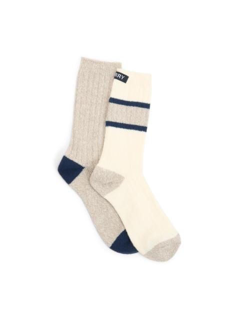 SPERRY Ladies 2-pack Yarn Boot Socks