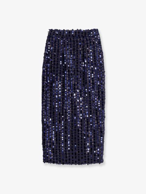 Other Designers Actualee Midi Skirt With Sequins