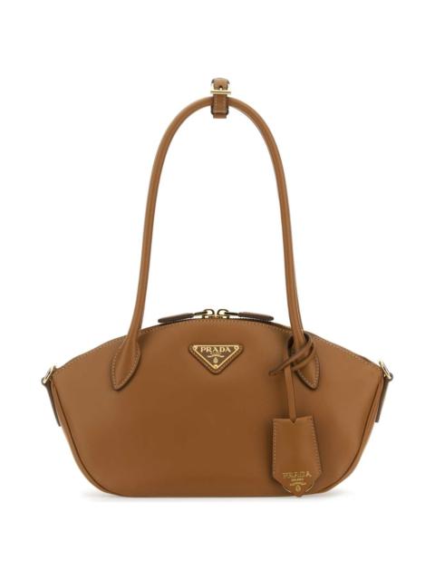 Caramel Leather Small Handbag