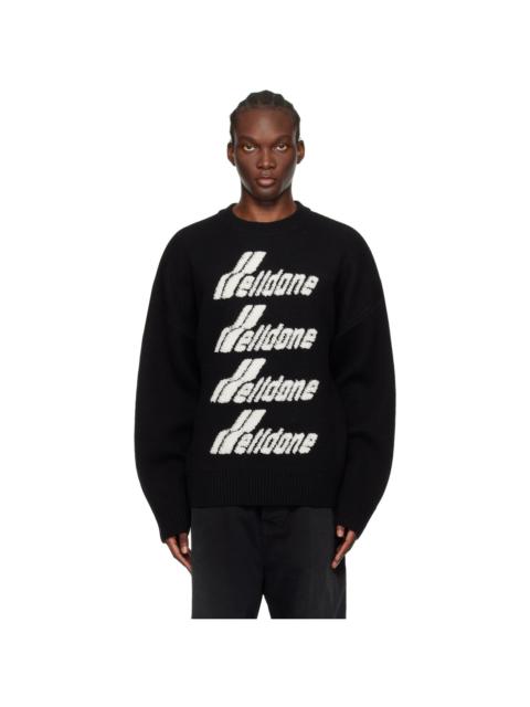 Black Jacquard Sweater