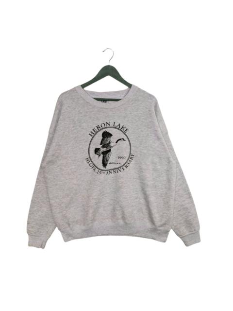Other Designers Habitat - Vintage 1990 Heron Lake HLGPA 25th Anniversary Sweatshirt