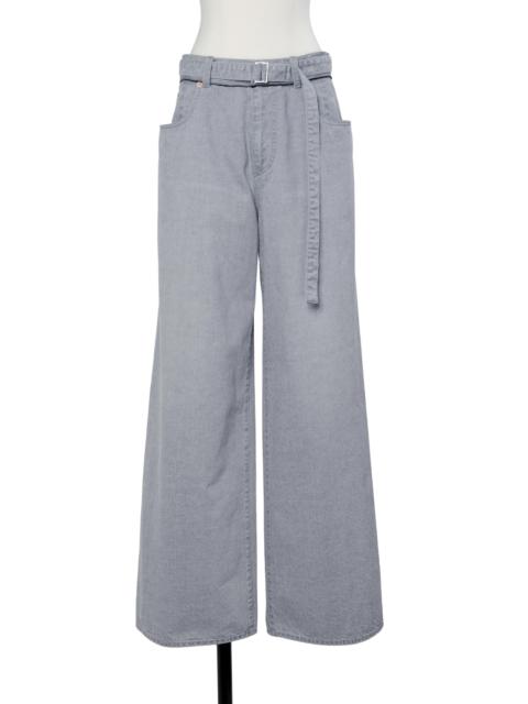 sacai Wide Denim Pants