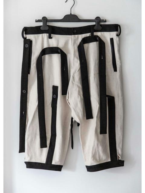 Yohji Yamamoto S/S20 Look 20 Detachable Strap Shorts