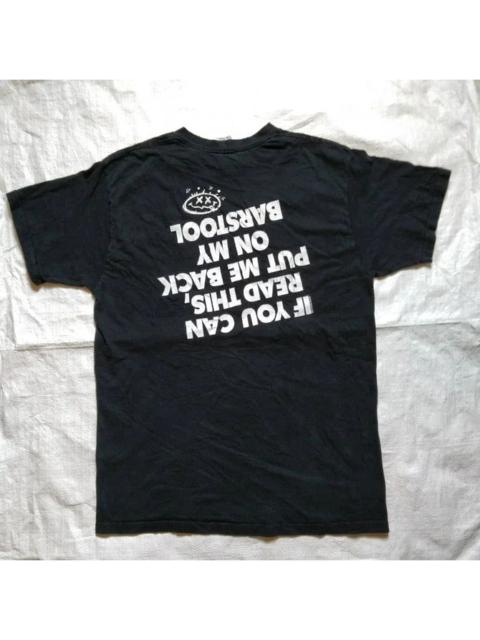 Other Designers Vintage - 🔥 90s WORDING TEE AS SOLD BY BARSTOOL SMILEY TEE
